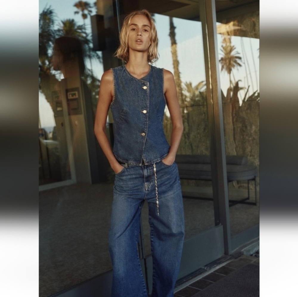 ZARA Z1975 DENIM VEST